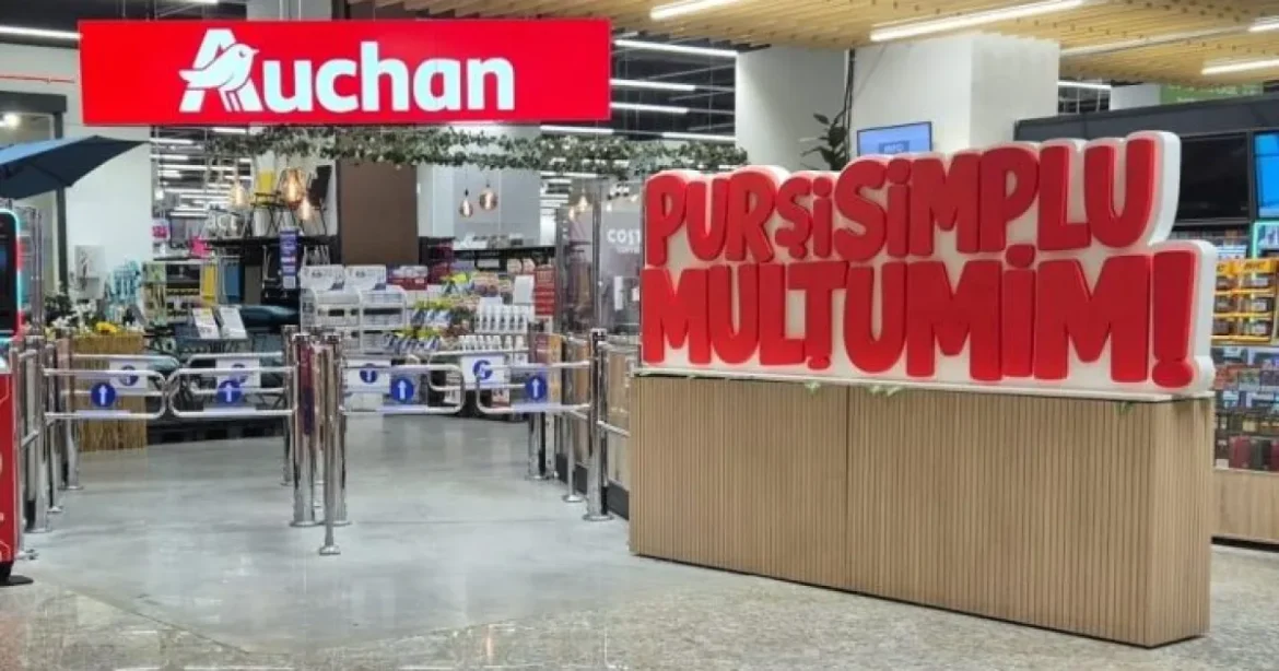 Auchan anunță reduceri de până la 50% pentru clienți