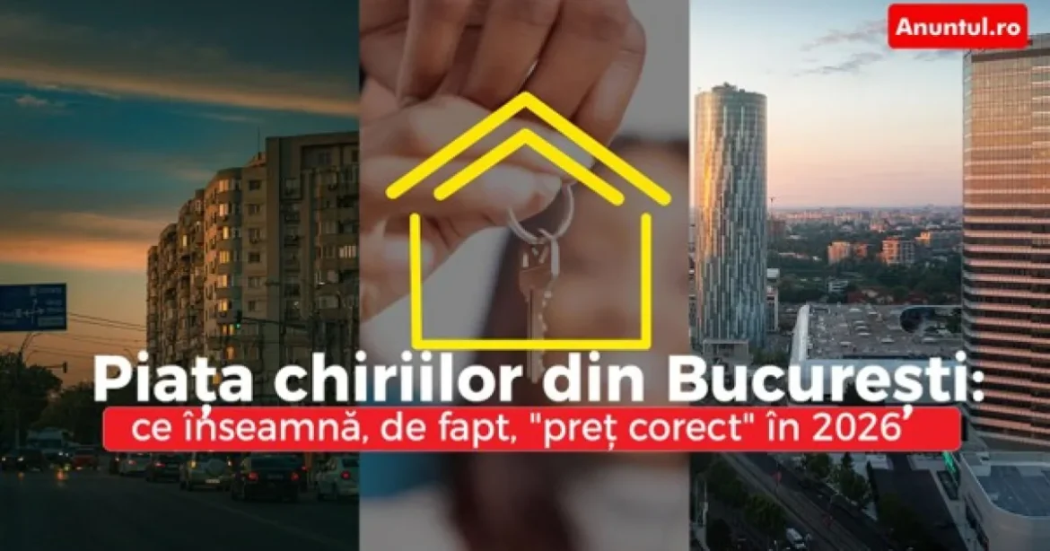 Ce înseamnă „preț corect” pe piața chiriilor din București în 2026