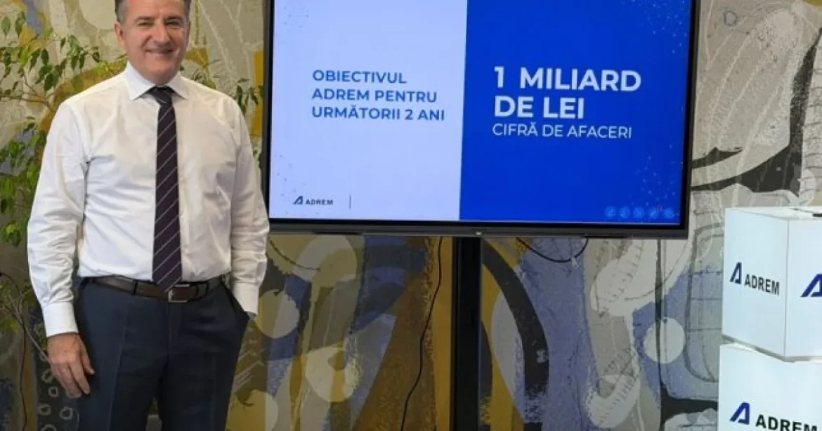 ADREM țintește afaceri de 800 mil. lei în 2026 și miliardul în doi ani