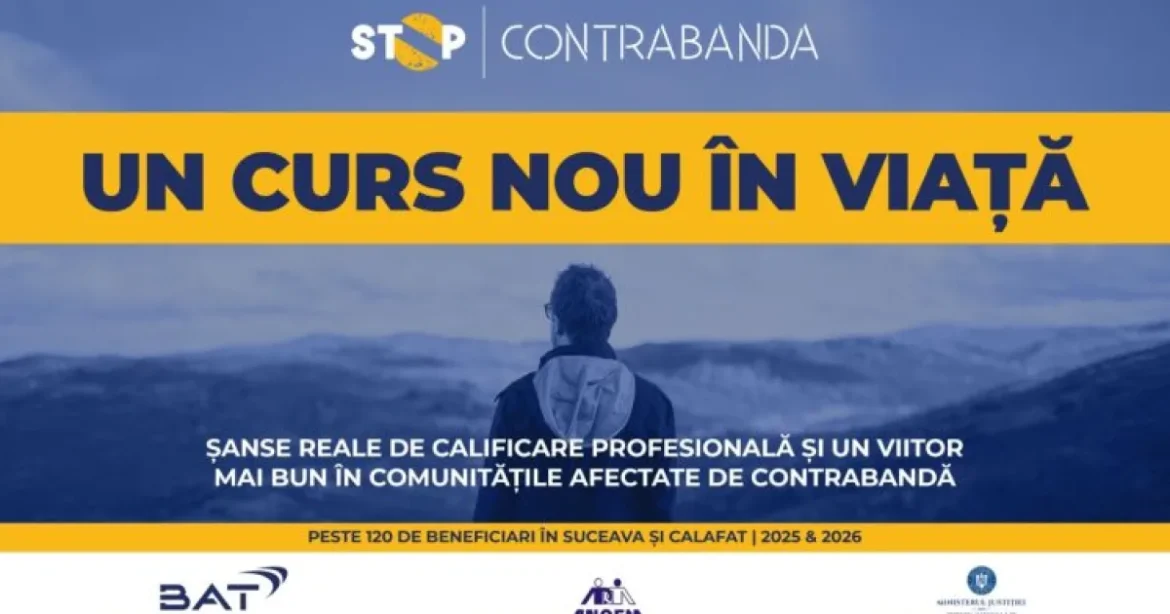 ANOFM și BAT România creează noi locuri de muncă în comunitățile afectate de contrabandă