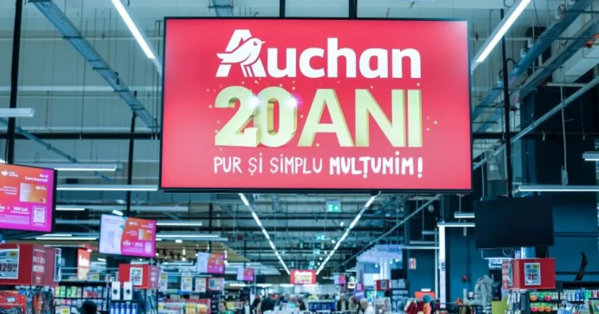 Auchan modernizează magazinele din România cu 5,5 milioane de euro