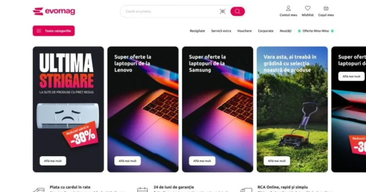 Black Friday 2026 începe joi la evoMAG, cu 50% mai multe produse reduse