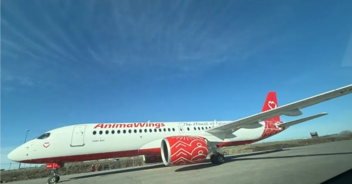 Două avioane A220 AnimaWings au părăsit România după cererea de insolvență