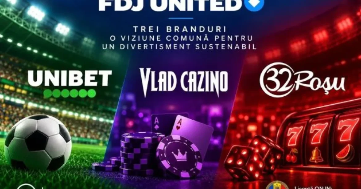 FDJ UNITED se extinde în România pentru încă 10 ani, cu trei branduri licențiate ONJN