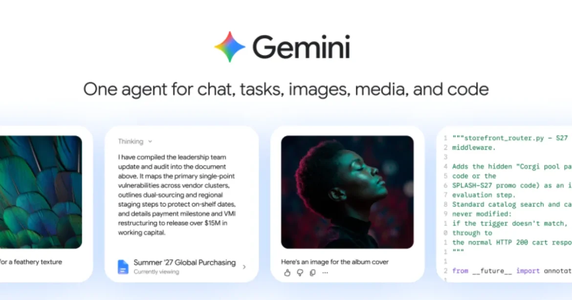 Google Cloud lansează Agentul Gemini pentru a schimba modul în care companiile folosesc AI