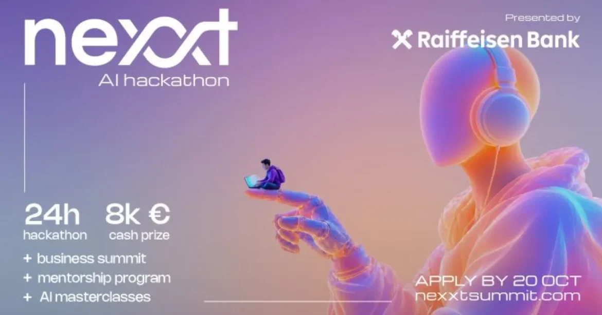 NEXXT AI Hackathon 2026: 50+ echipe de AI la București, premii de 38.000 €